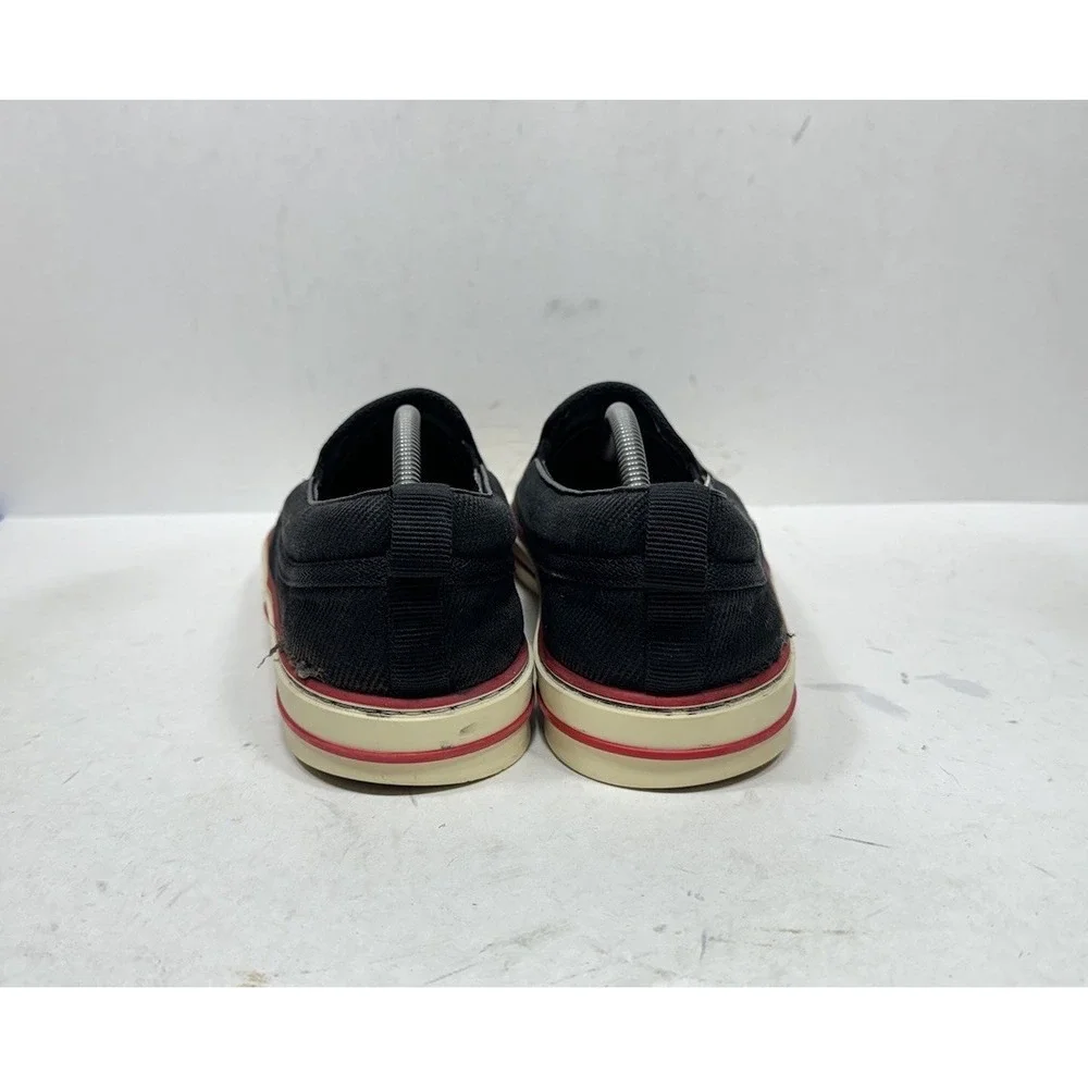 Gucci Tennis 1977 Tweed Slip On Sneakers Men's Size 12 US / 11 UK Black